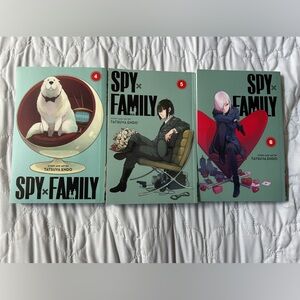 SPY X FAMILY volumes 4-6 Manga Set